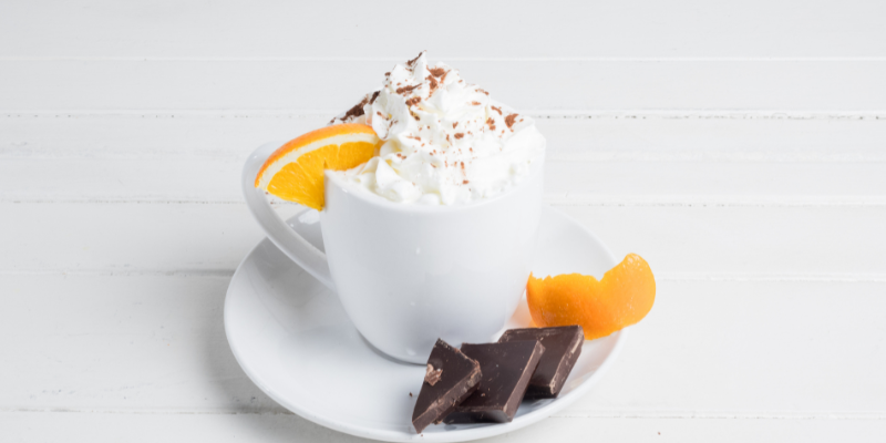 Dark Chocolate Orange Latte