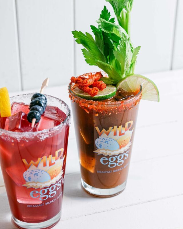 Flamin’ Hot Bloody Mary or Blueberry Margarita? 🫗

Choose your favorite boozy brunch item on our “Spring Into Brunch” menu available until April 30th! Drinks not available at all locations. Check link in bio for menu details 🔗