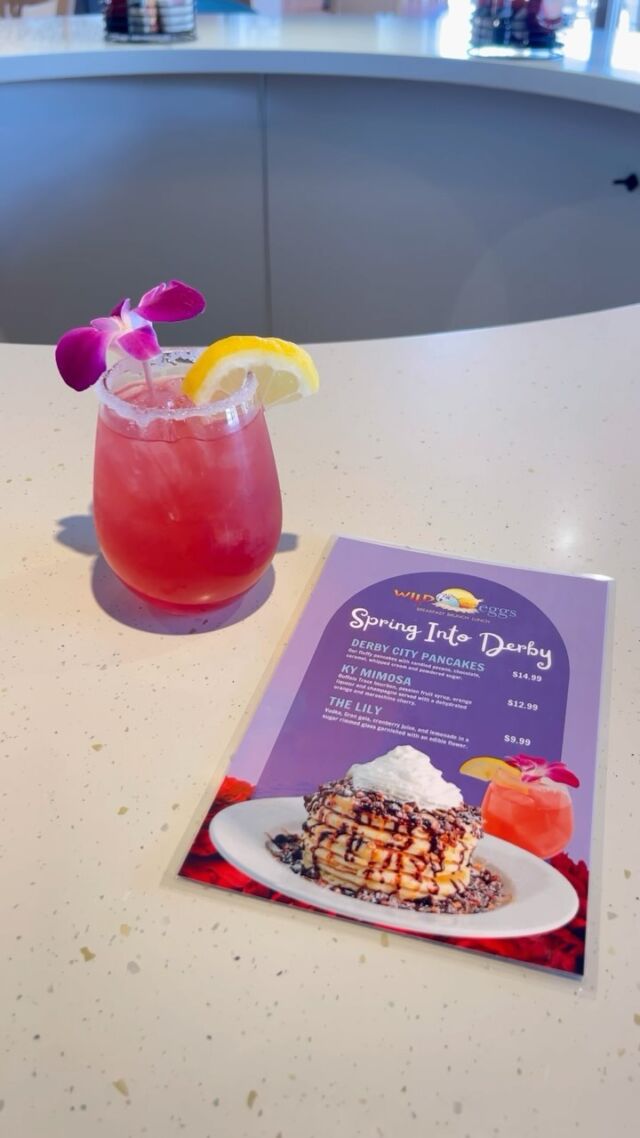 “The Lily” 🌺 🍋 Now Avail Until May 5th only at our Louisville & Southern Indiana locations. Check out the special “Spring Into Derby” menu now! Locations include Downtown Louisville, St. Matthews, Jeffersontown, Middletown, Westport Village, Jeffersonville, and New Albany. See website for location details. Happy Derby!