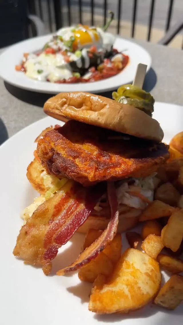 Craving heat? 🔥 Our Nashville Hot Chicken Sandwich is bringing the fire this season. Available thru June 10th at a Wild Eggs near you! 

Order now for pick-up or third party delivery 📲