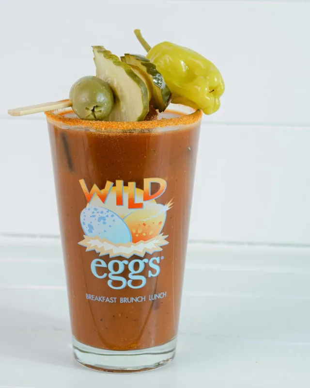 Gather with a “Proud Mary” in hand🍹🍅 Round up the girls and share a pitcher of our classic Bloody Mary this weekend. Available at most Wild Eggs locations. Reserve your table today and explore our Wild Spirits Menu for even more savory sips!