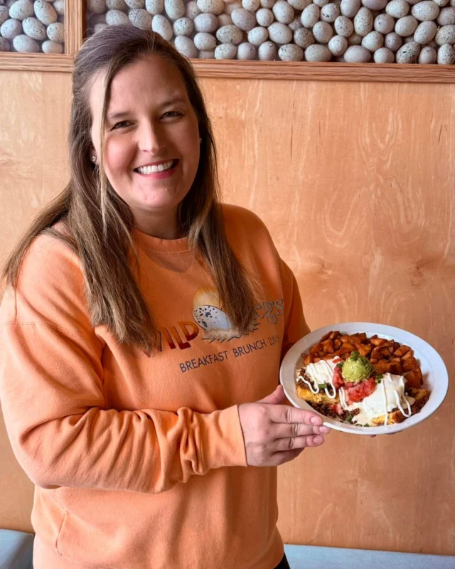 Katie is back! 🎉

The inspiration behind our “Kalamity Katie’s Border Benedict” is returning to Wild Eggs Landis Lakes on March 18th. Many of you know Katie and the brunch favorite she helped create, and we’re excited to have her back serving the Landis Lakes community after 4 long years.

Come visit Katie and enjoy the dish that has her name on it.

📍153 S English Station Rd
Louisville, KY
